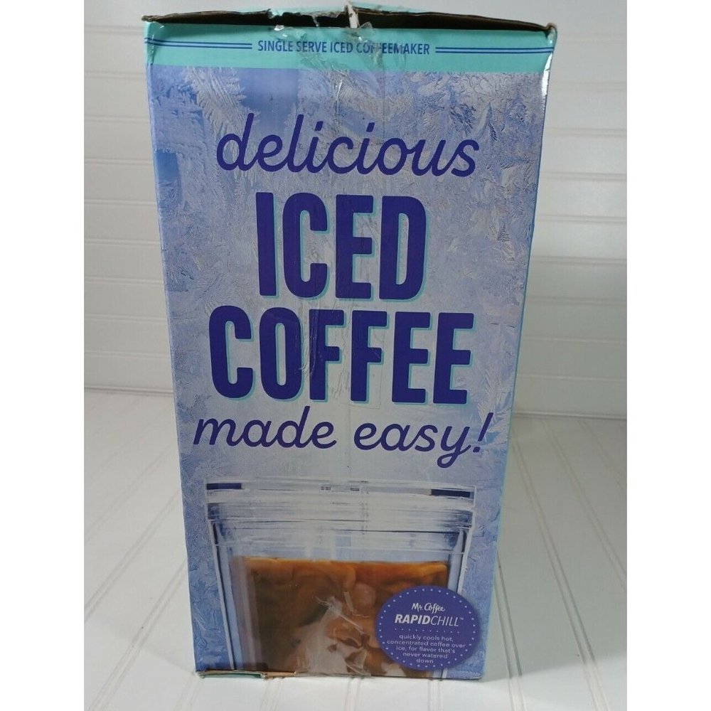 Mr. Coffee Rapidchill Single Serve Iced Coffee Maker + Travel Cup & Reuse Filter - Picture 4 of 8